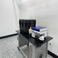 BD FACSVia Loader Assembly with Reagent Bottles and Transport Case image 1